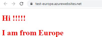 Azure Traffic Manager